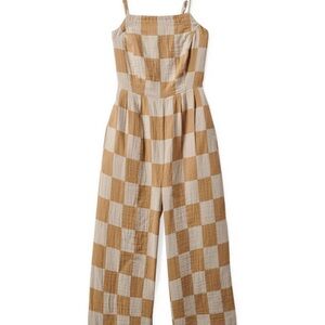 Brixton Mykonos Jumpsuit - Sand Medium